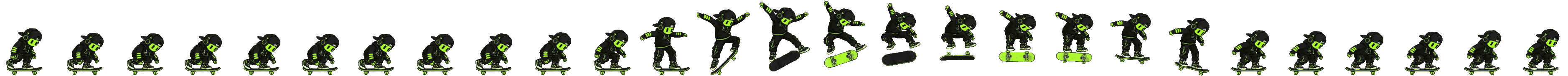 Kickflip. Kickflip · pixel art animated from real footage.